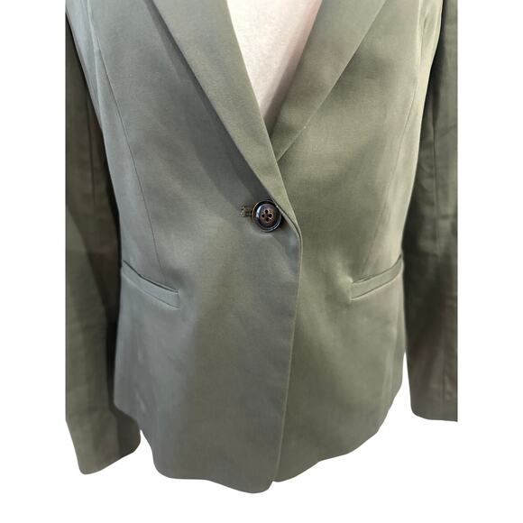 Banana Republic Long and Lean Green Blazer, Size 4 - Picture 2 of 8